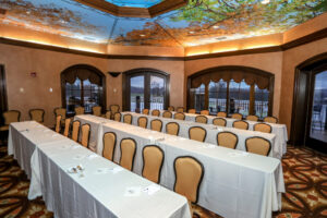 Our catering room is the epitome of elegance and sophistication