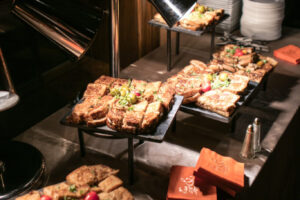 Delicious handheld catering meals for social events